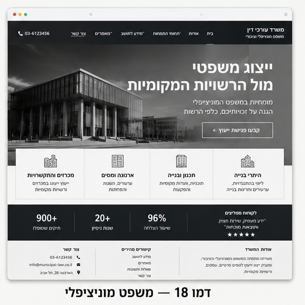 דמו 18 — משפט מוניציפלי