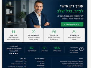 דמו 20 — עורך דין אישי